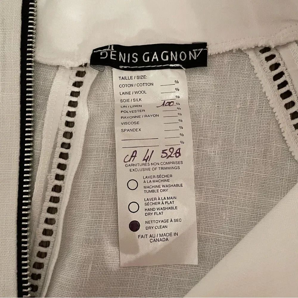 Denis Gagnon Linen Sample Jacket - Picture 4 of 9